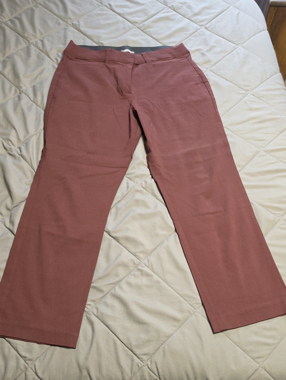 Maurices Wide-Leg Pants in Dusty Rose